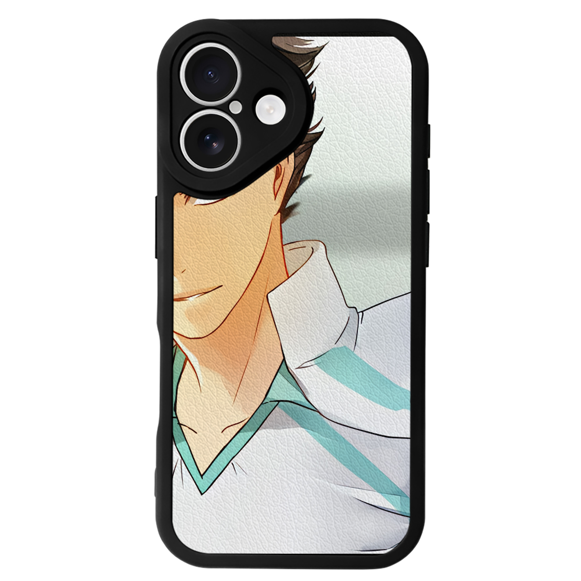 （画像用） ハイキュー!! Haikyu!! 【iPhone 16シリーズ対応】シリコンスマホケース（レザー調） 材質：シリコン
